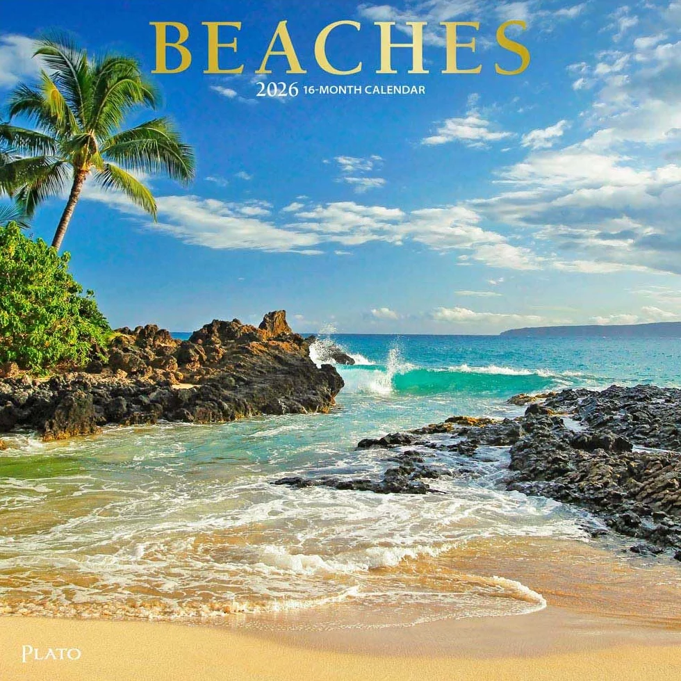 Beaches - Traumstrände 2026 - 16-Monatskalender: Original BrownTrout-Kalender [Mehrsprachig] [Kalender]