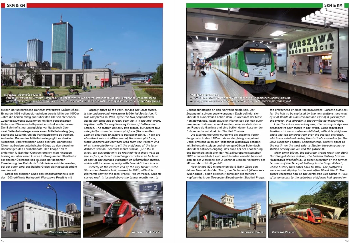 U-Bahn, S-Bahn & Tram in Warszawa: Städtischer Schienennahverkehr in der polnischen Hauptstadt Warschau