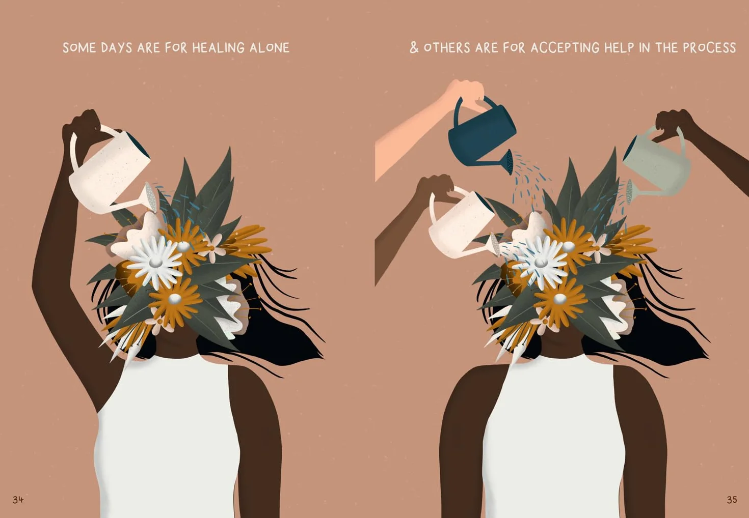 Flourish: A beautifully illustrated and inspiring gift book for a journey of healing and growth