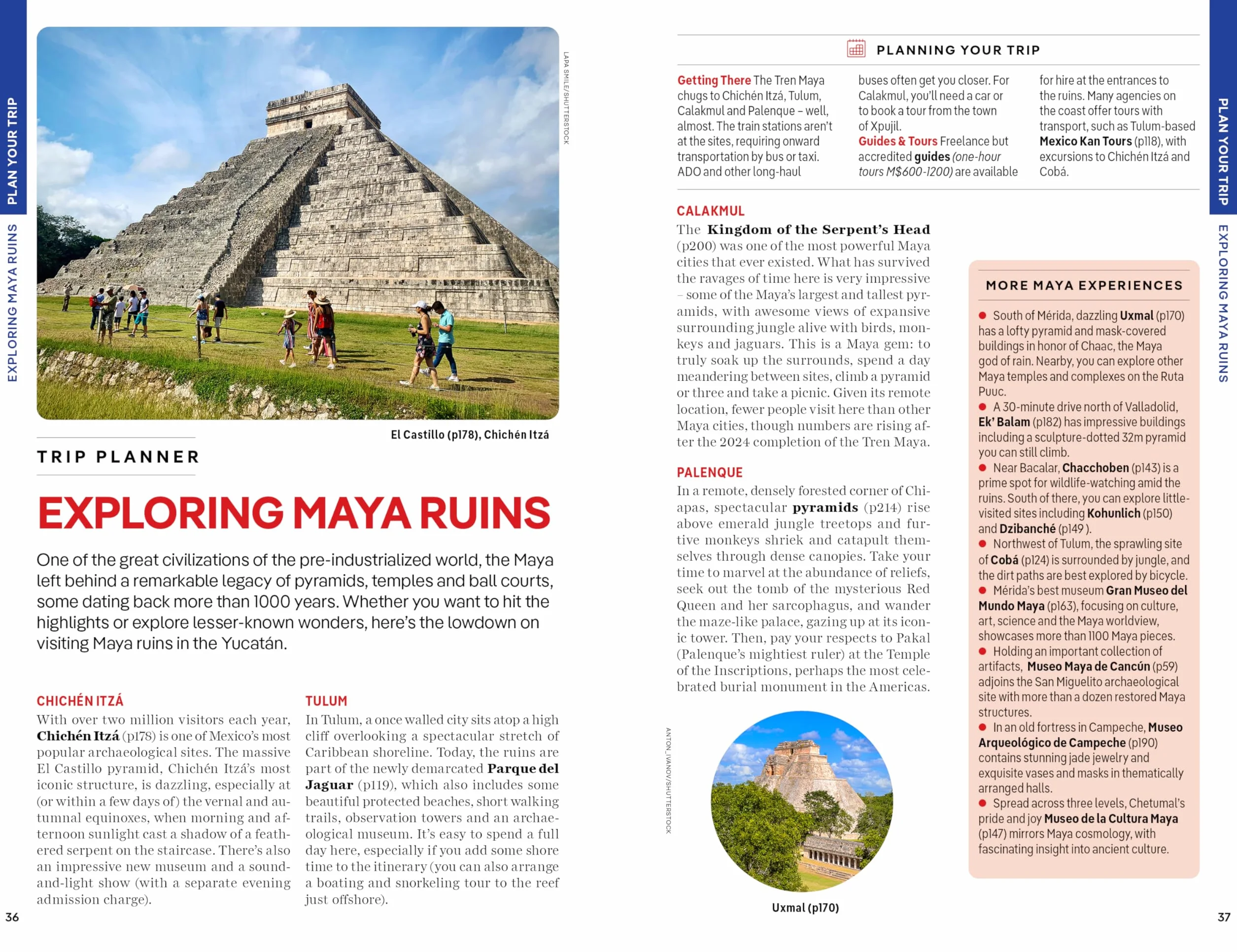 Cancun, Cozumel & the Yucatan 11ed -anglais-: Plan the Trip of a Lifetime | Detailed Itineraries & Maps | Insider Tips | Covers Hidden Shipwrecks, Crocodiles, Folk Art and more