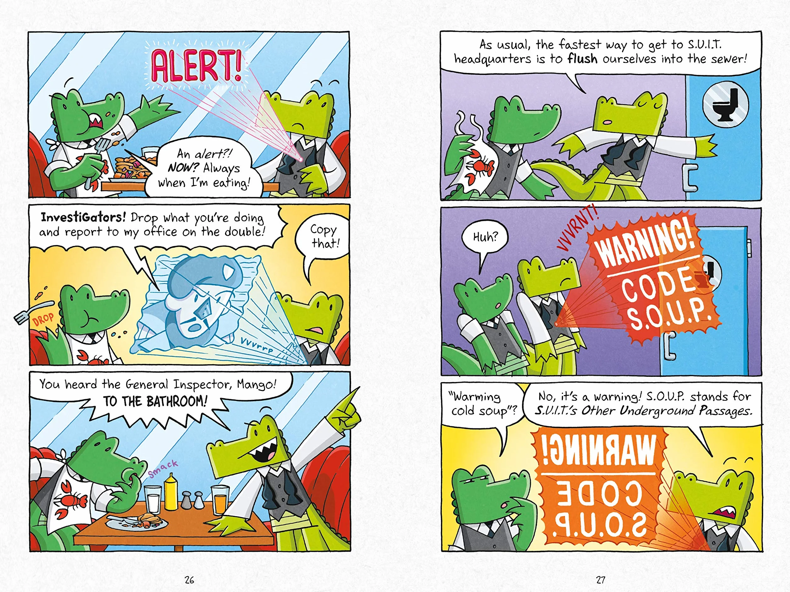 Investigators: Take the Plunge: A Laugh-Out-Loud Comic Book Adventure!