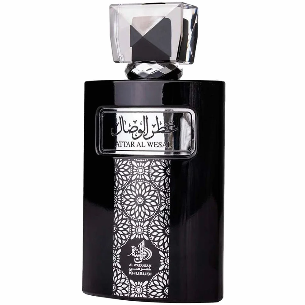Al Wataniah Attar Al Wesal - Orientalne perfumy unisex z nutami drewna i przyprawami - intensywny i trwały zapach - 100 ml