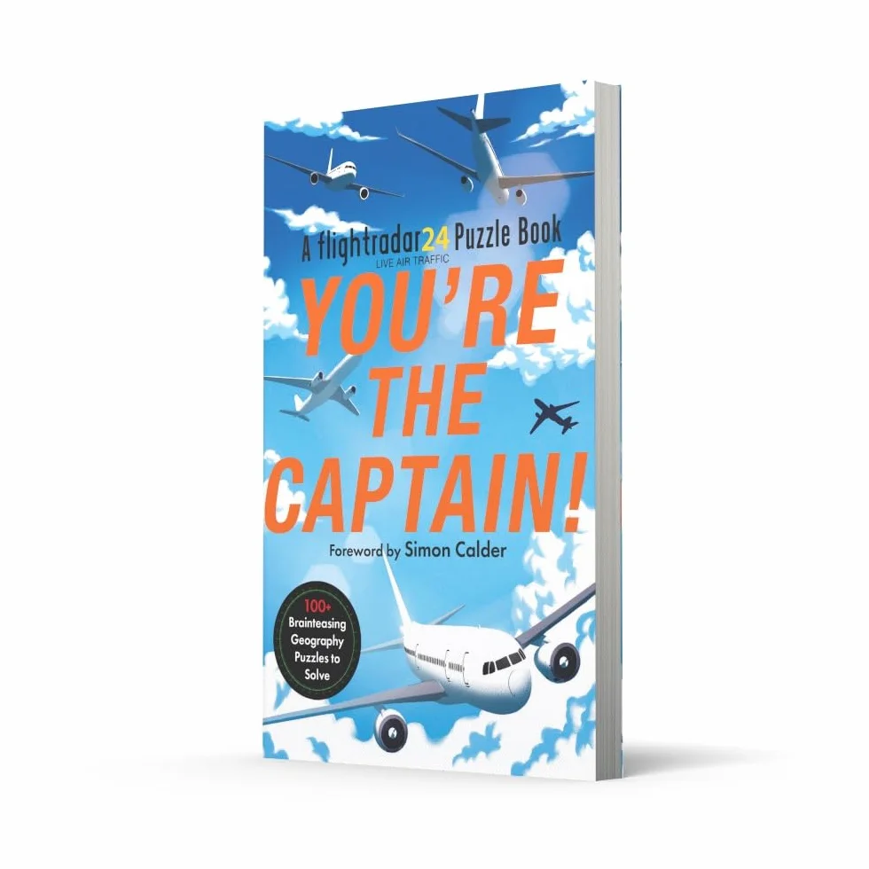 You’re the Captain!: The addictive new puzzle book from Flightradar24, the perfect gift for fans of Murdle