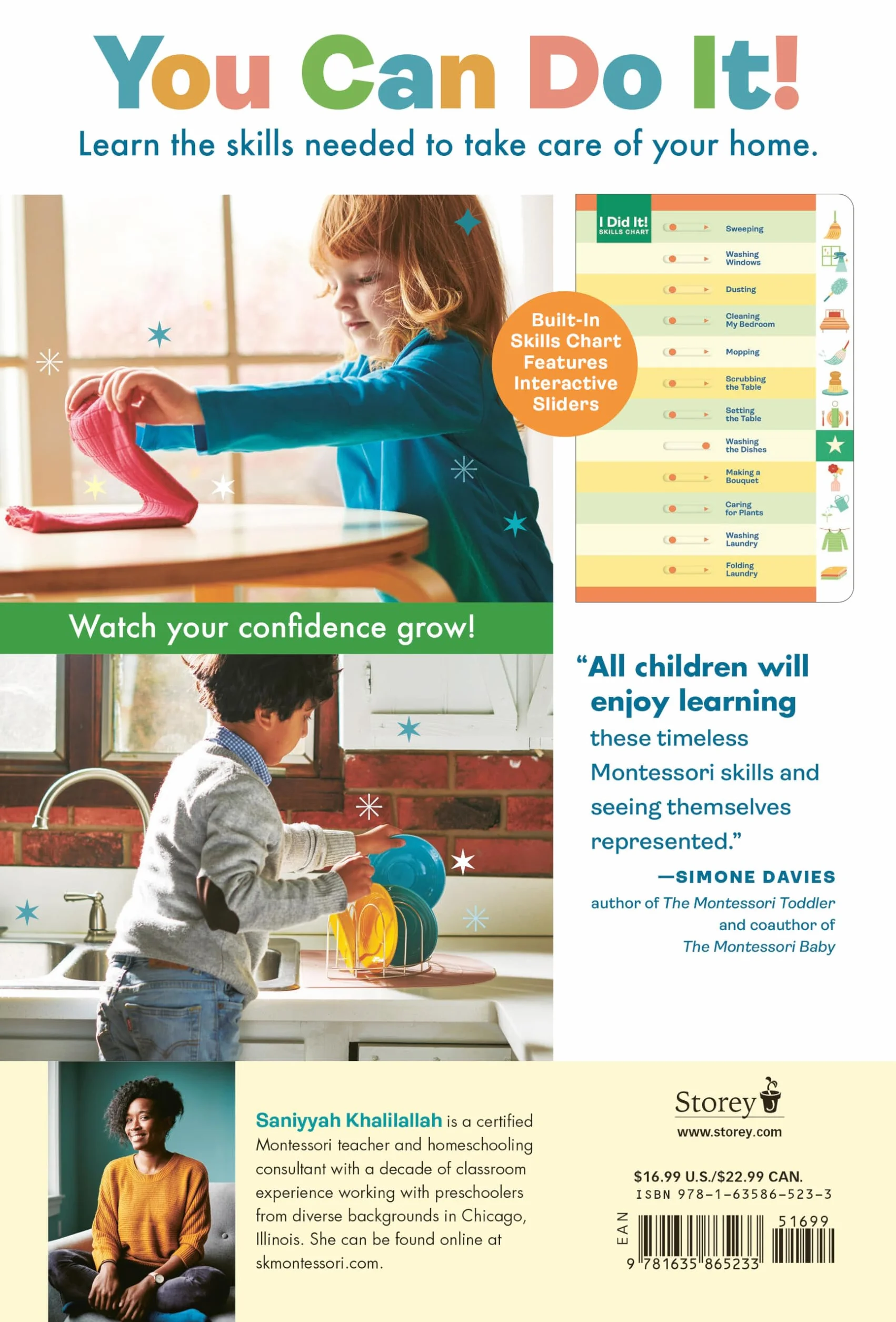 I Help at Home!: I Can Clean My Room, Fold Laundry, Set the Table, and More: Montessori Life Skills