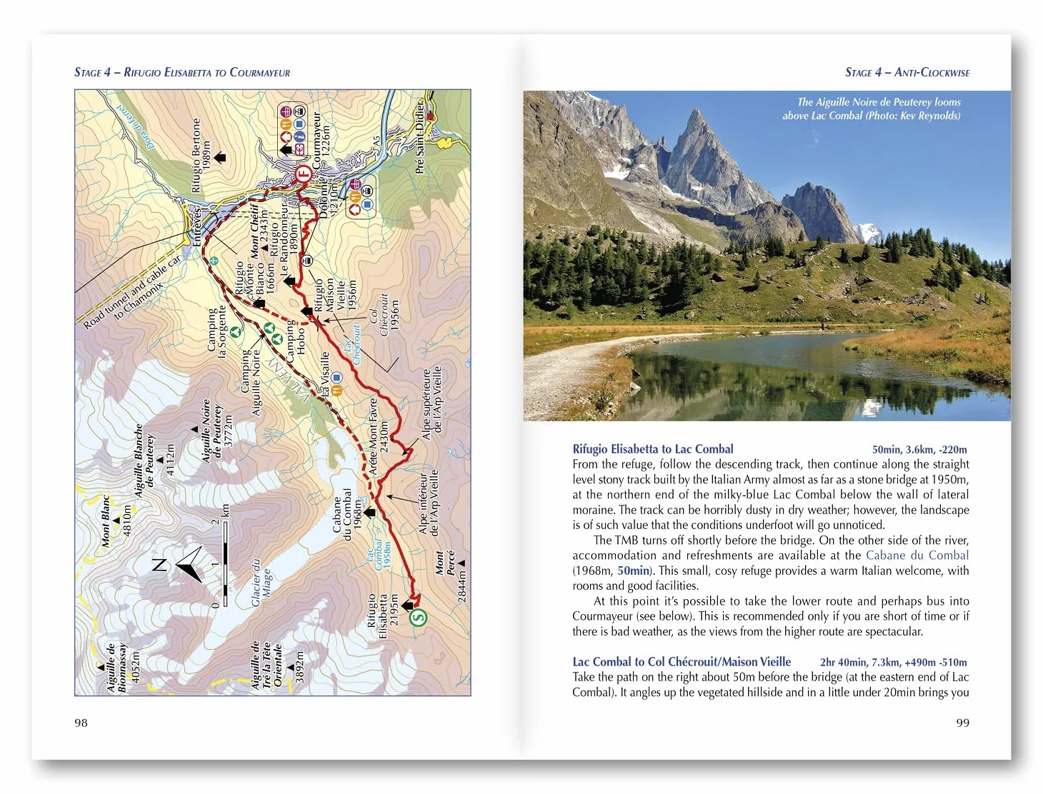 Tour of mont blanc: Classic 170km Hut-To-Hut Hike with Two-Way Route Description