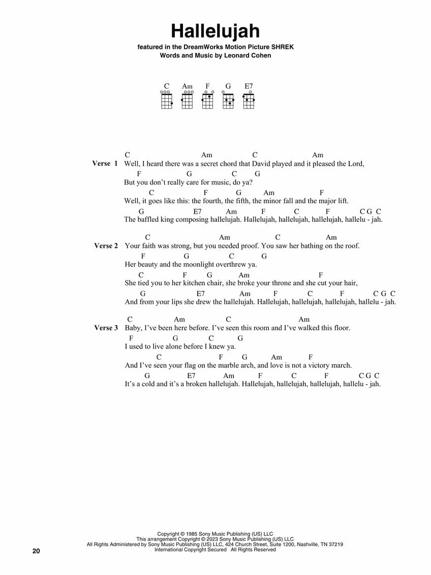 Movie Songs for Solo Fingerstyle Ukulele: 25 Arrangements with Tab Arranged by Fred Sokolow