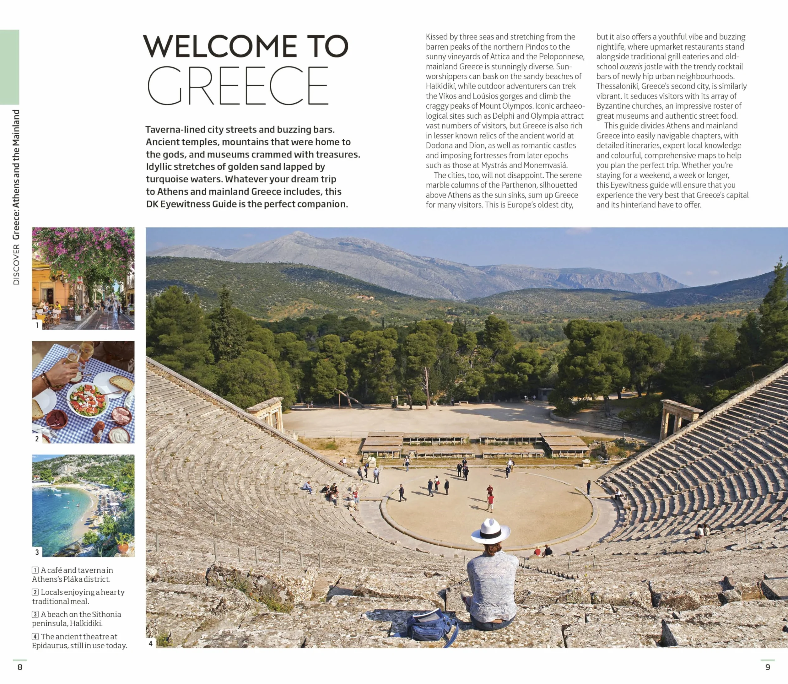 DK Eyewitness Greece, Athens and the Mainland: Inspire / Plan / Discover / Experience