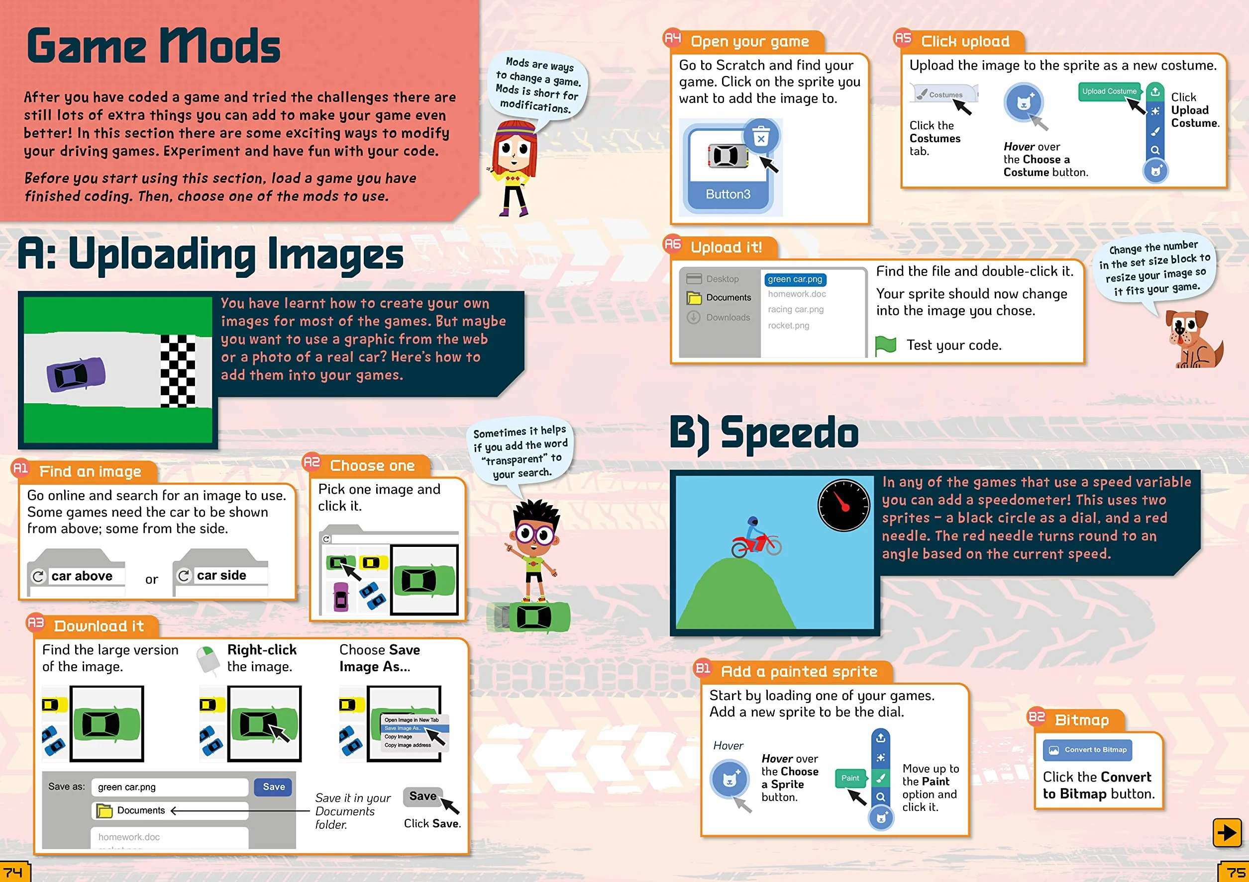 Coding with Scratch - Create Fantastic Driving Games: The Questkids Children's Series