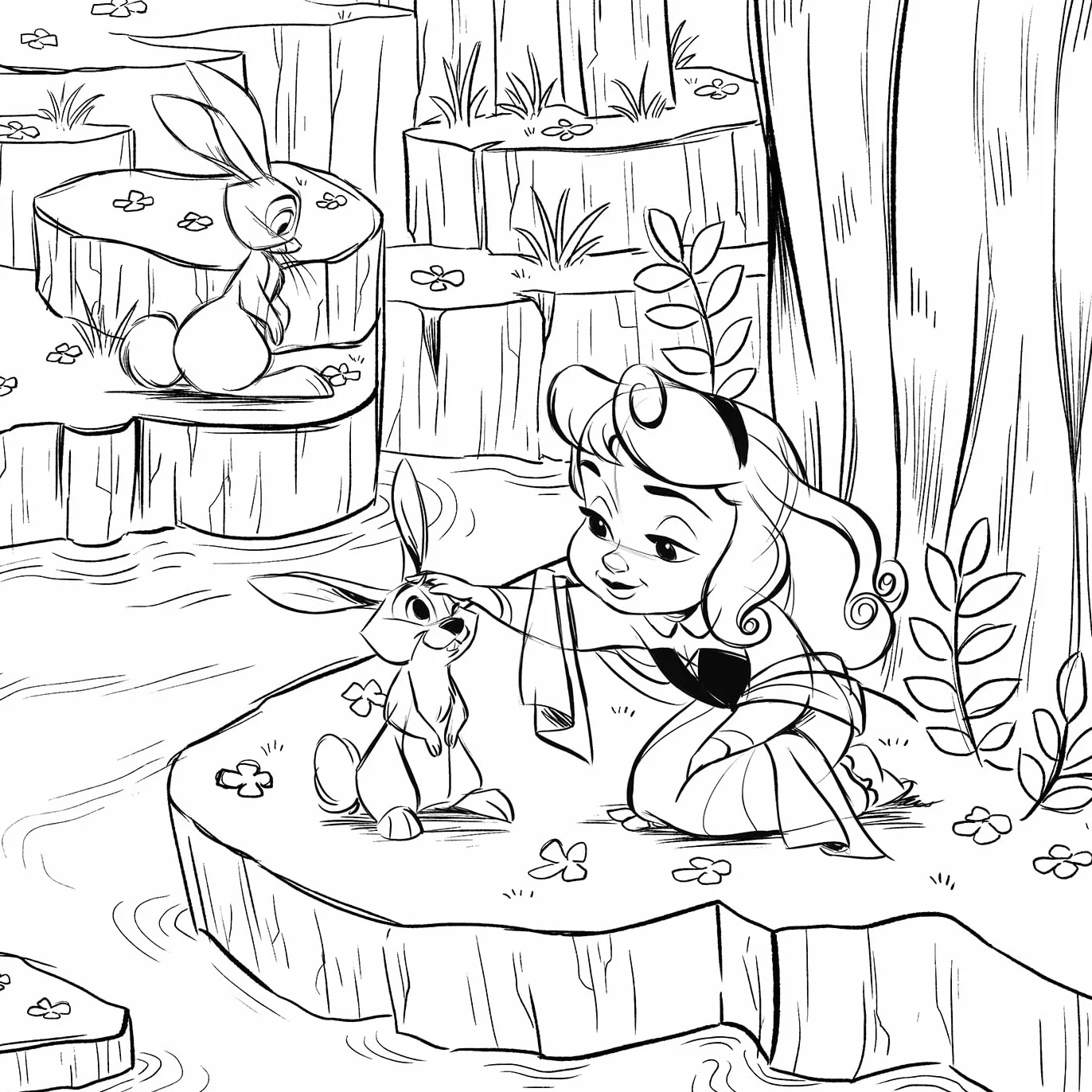 Petites poupées: 45 coloriages