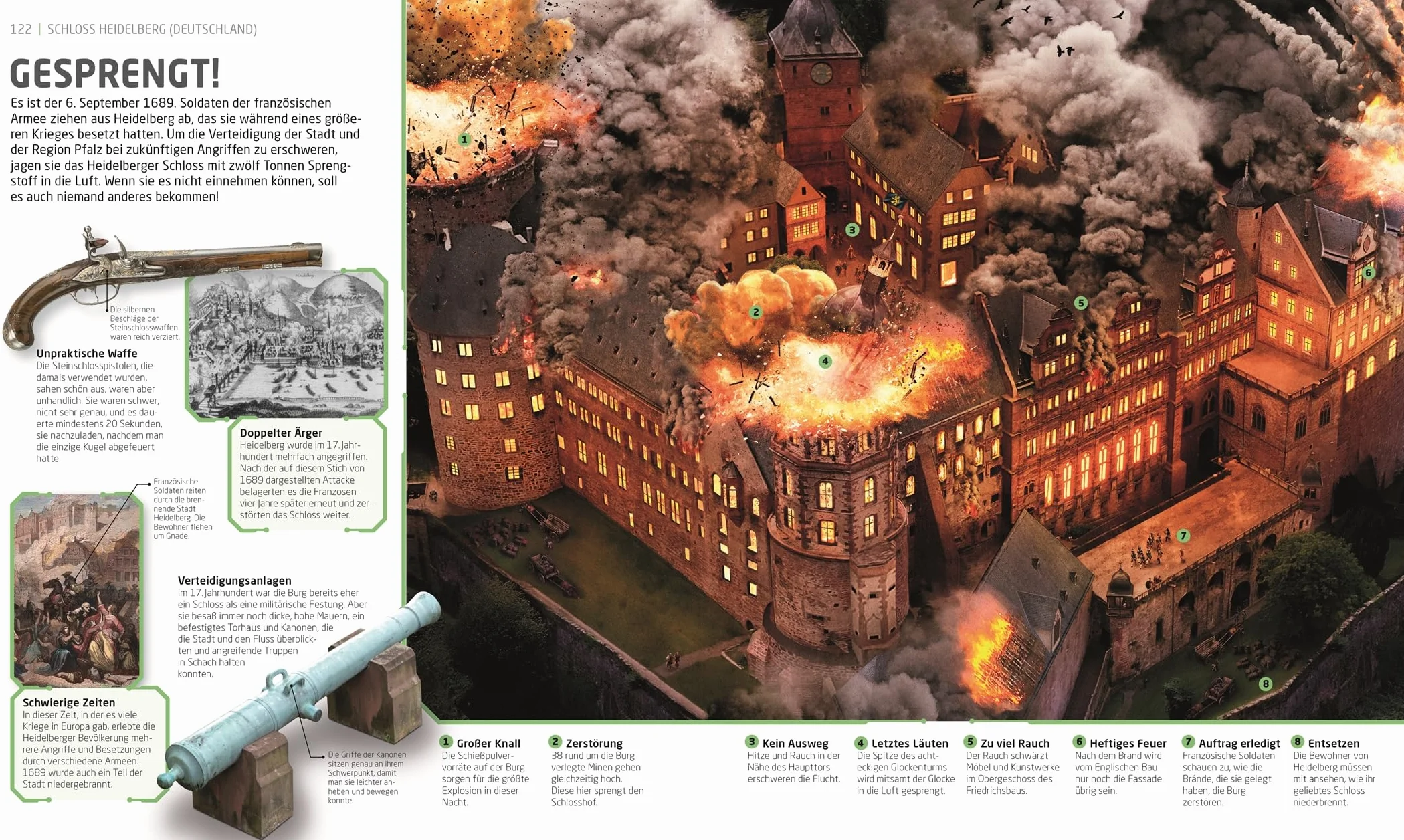 Bauwerke der Menschheit: Vom Kolosseum über die Akropolis bis zur Alhambra. Bauwerke der Weltgeschichte in spektakulären 3-D-Illustrationen. Für Kinder ab 8 Jahren