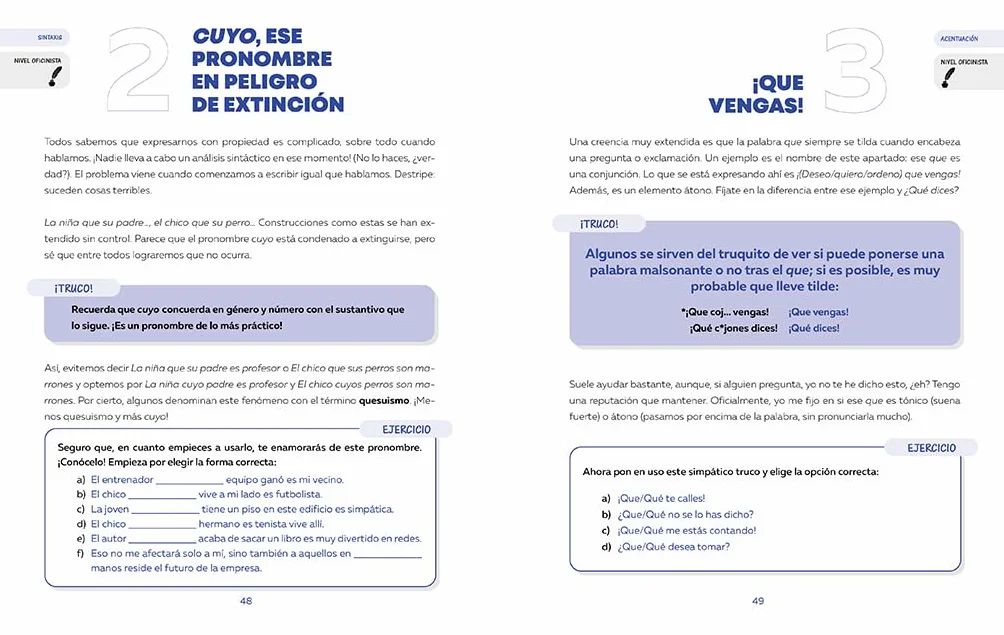 Sin faltas y a lo loco: 100 trucos, curiosidades y desafíos para poner a prueba tu español