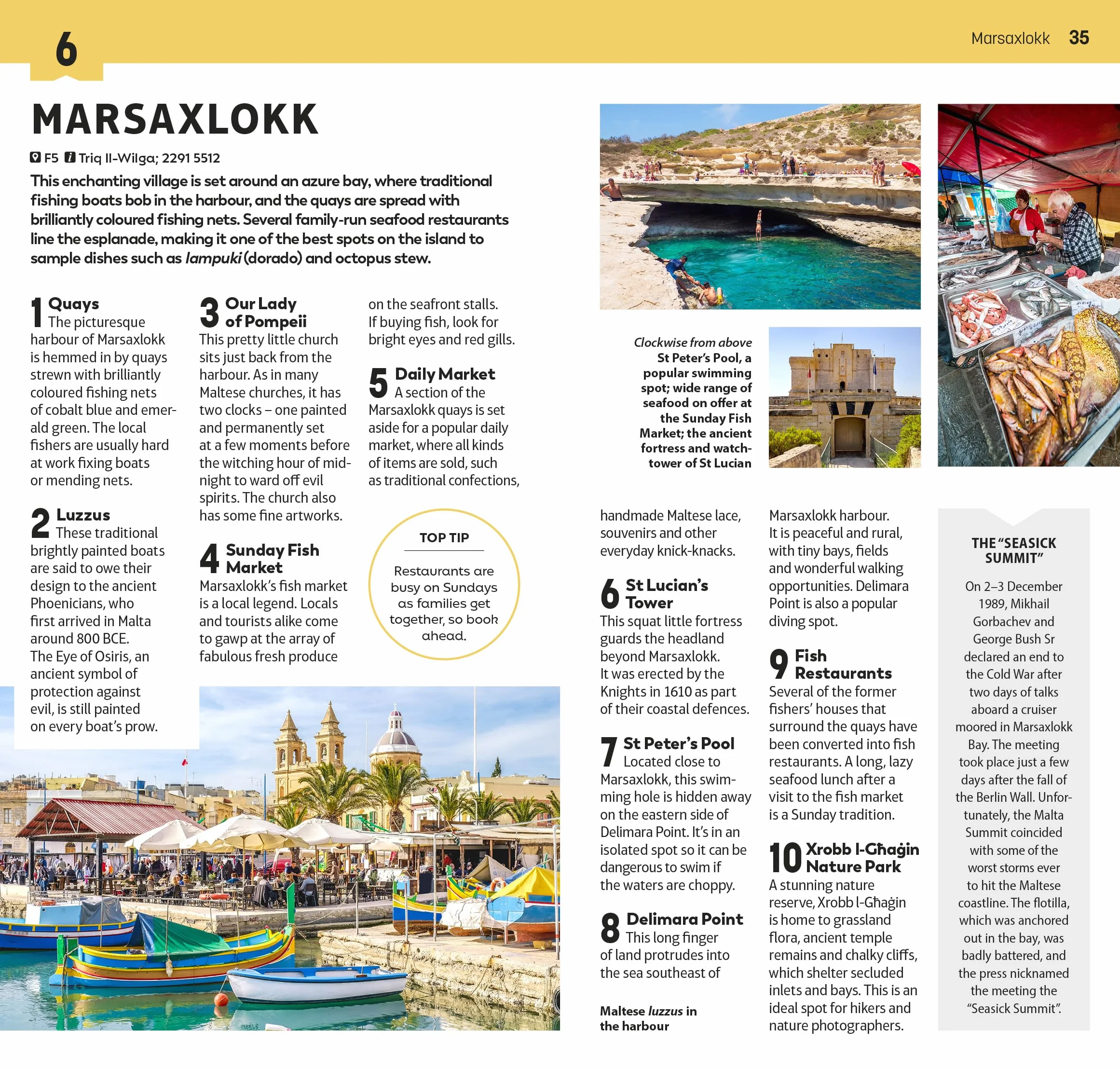 DK Top 10 Malta and Gozo: Top 10 lists for your perfect trip, plus an all-weather folded map