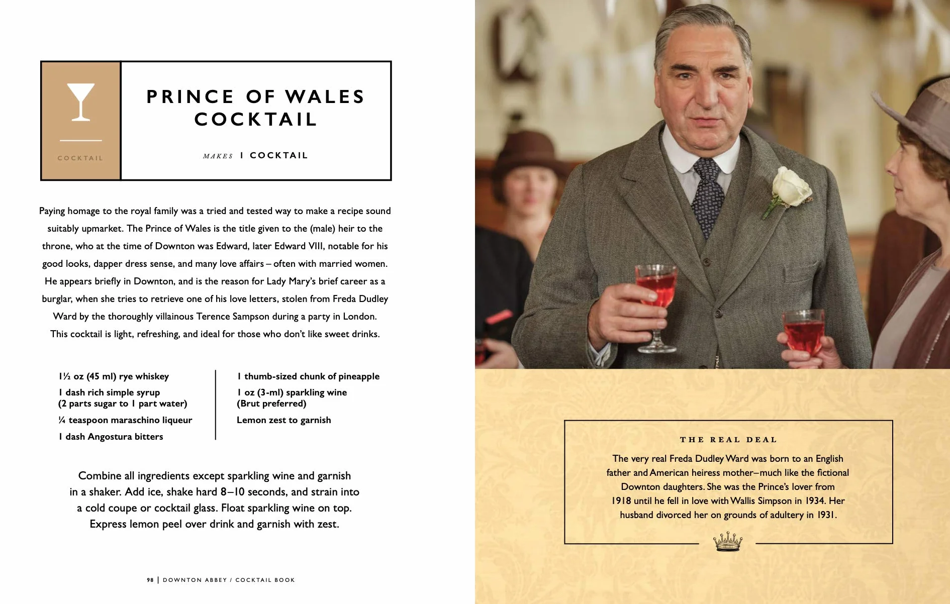 The Official Downton Abbey Cocktail Book