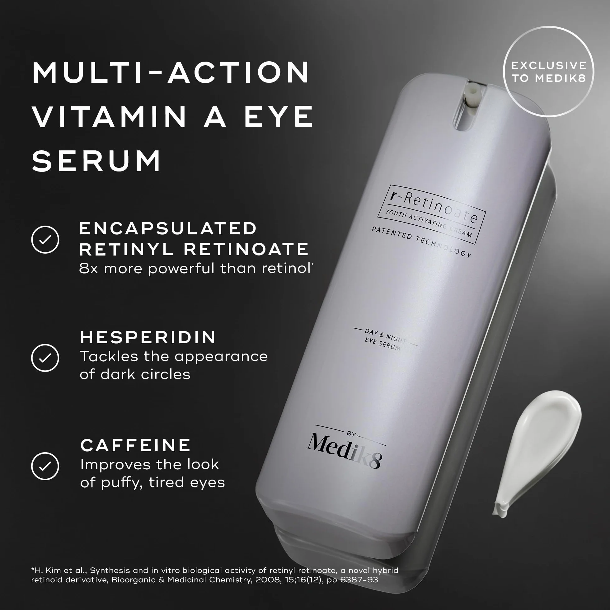 Medik8 r|Retinoate serum pod oczy na dzień i na noc 15 ml