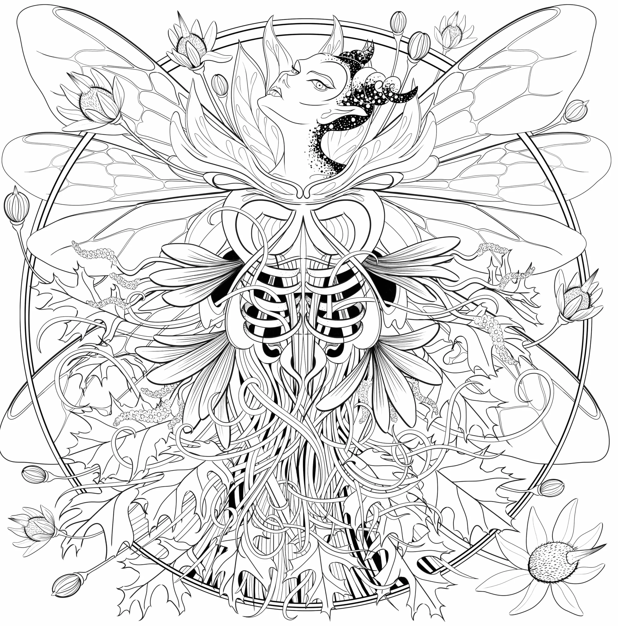 Mythogoria: Fairy Nightmares: A Demon Fae Coloring Book