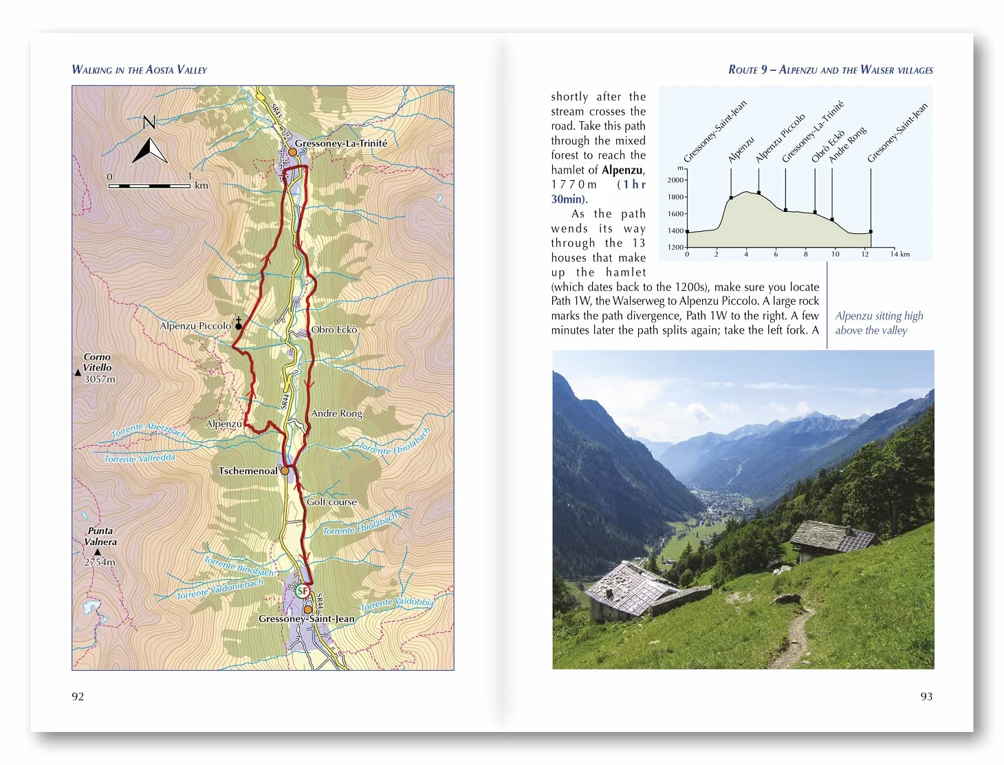 Walking in the aosta valley: Walks and Scrambles in the Shadows of Mont Blanc, the Matterhorn and Monte Rosa