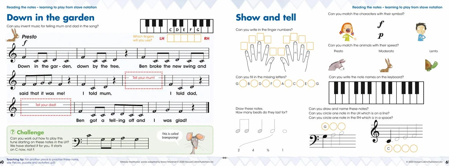 My First Piano Book: Tutor Book