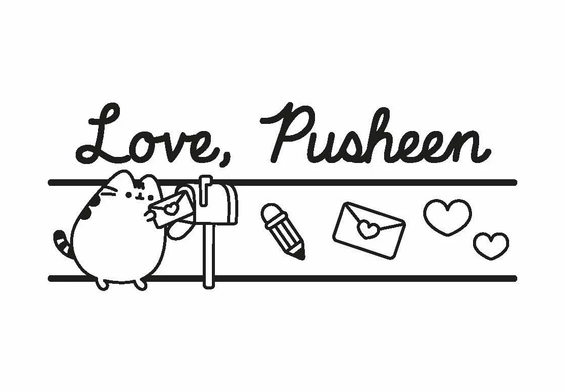 Love, Pusheen: 50 Collectible Postcards (25 Ready-to-Mail + 25 Color-Your-Own!)