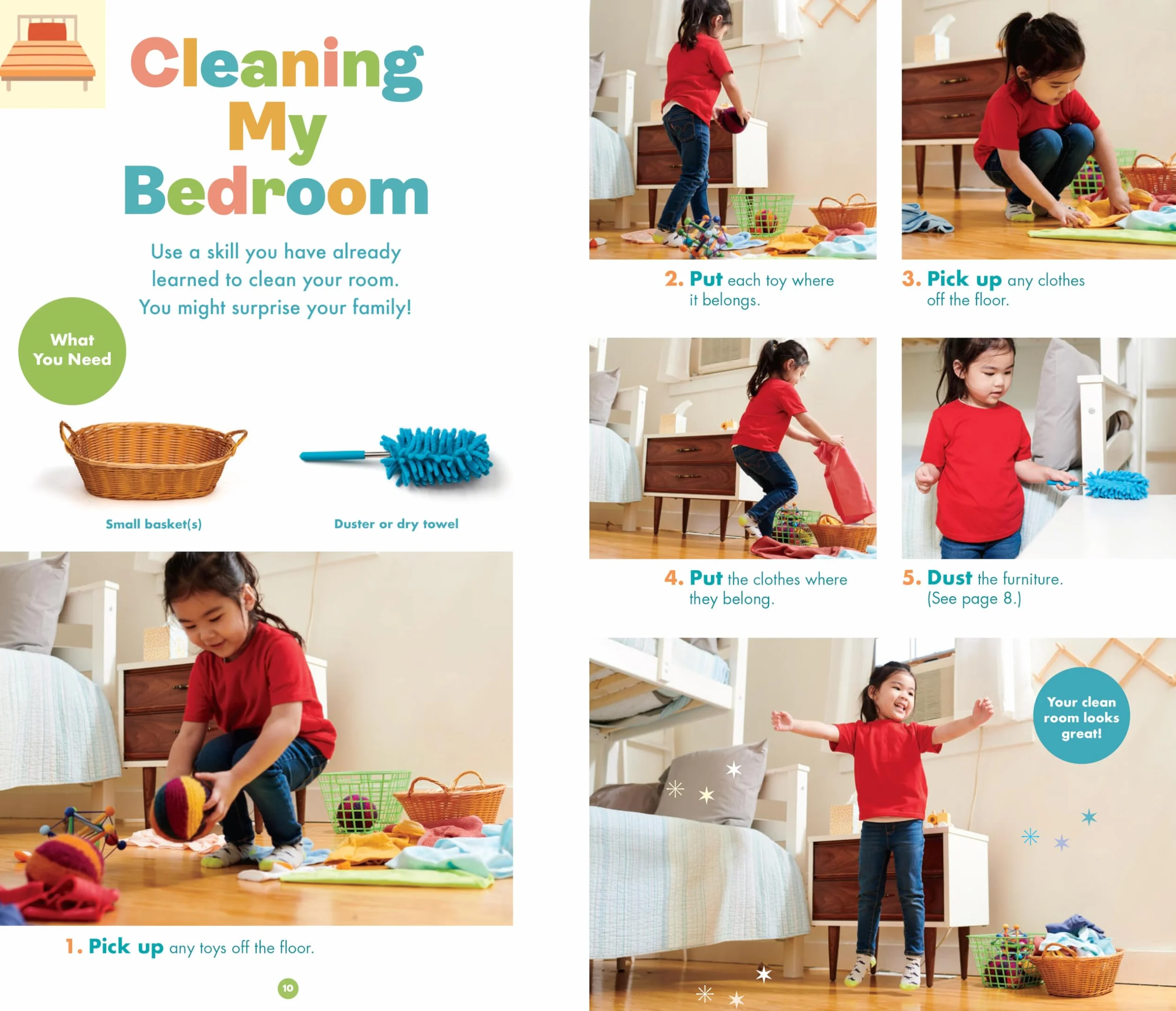 I Help at Home!: I Can Clean My Room, Fold Laundry, Set the Table, and More: Montessori Life Skills