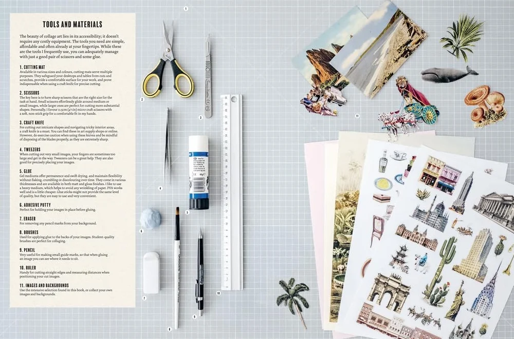 Cut up this Book and Create Your Own Extraordinary Places /anglais: A Maria Rivans Collage Book