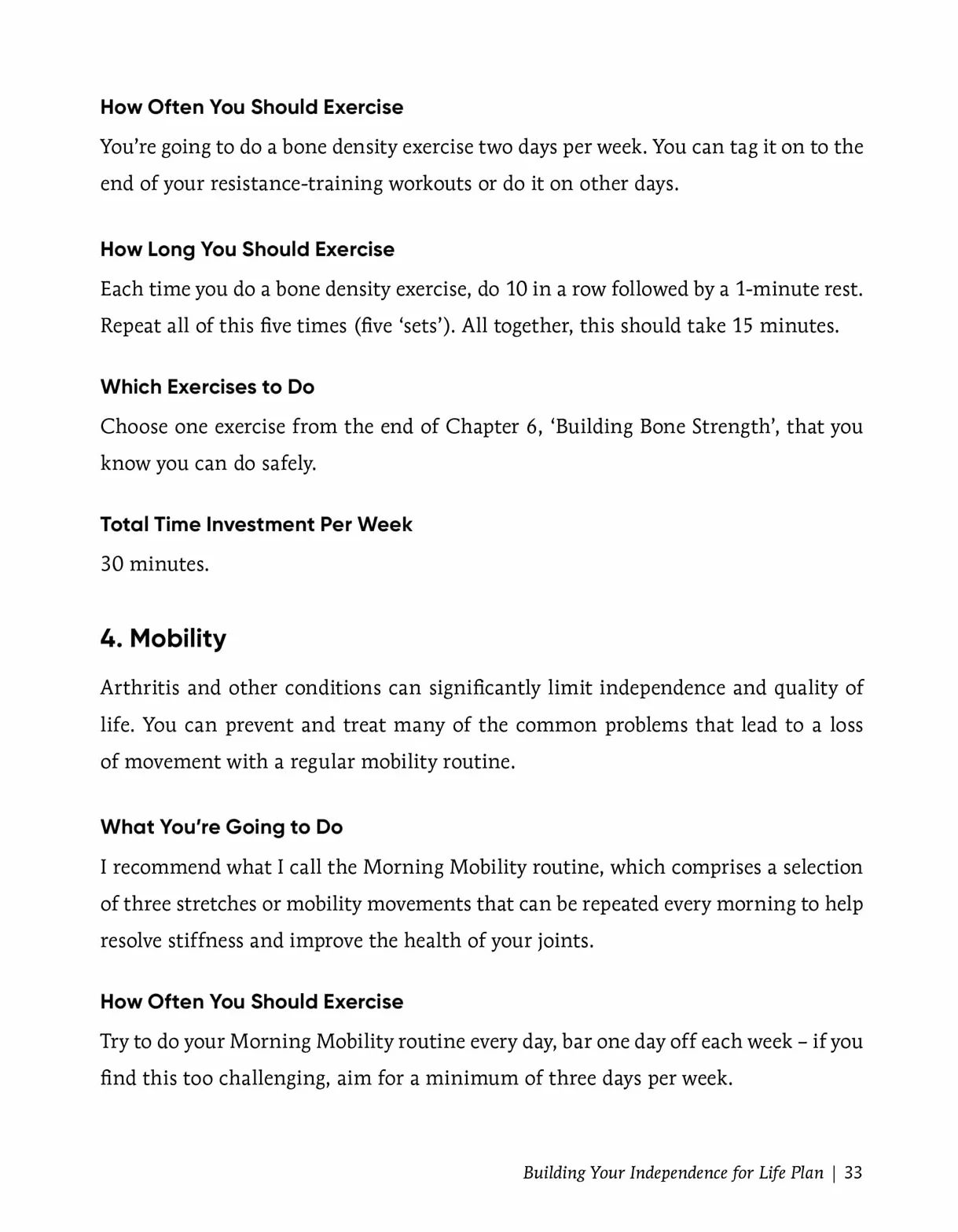 Independence for Life: The Complete Guide to Building Strength and Regaining Mobility Beyond 50