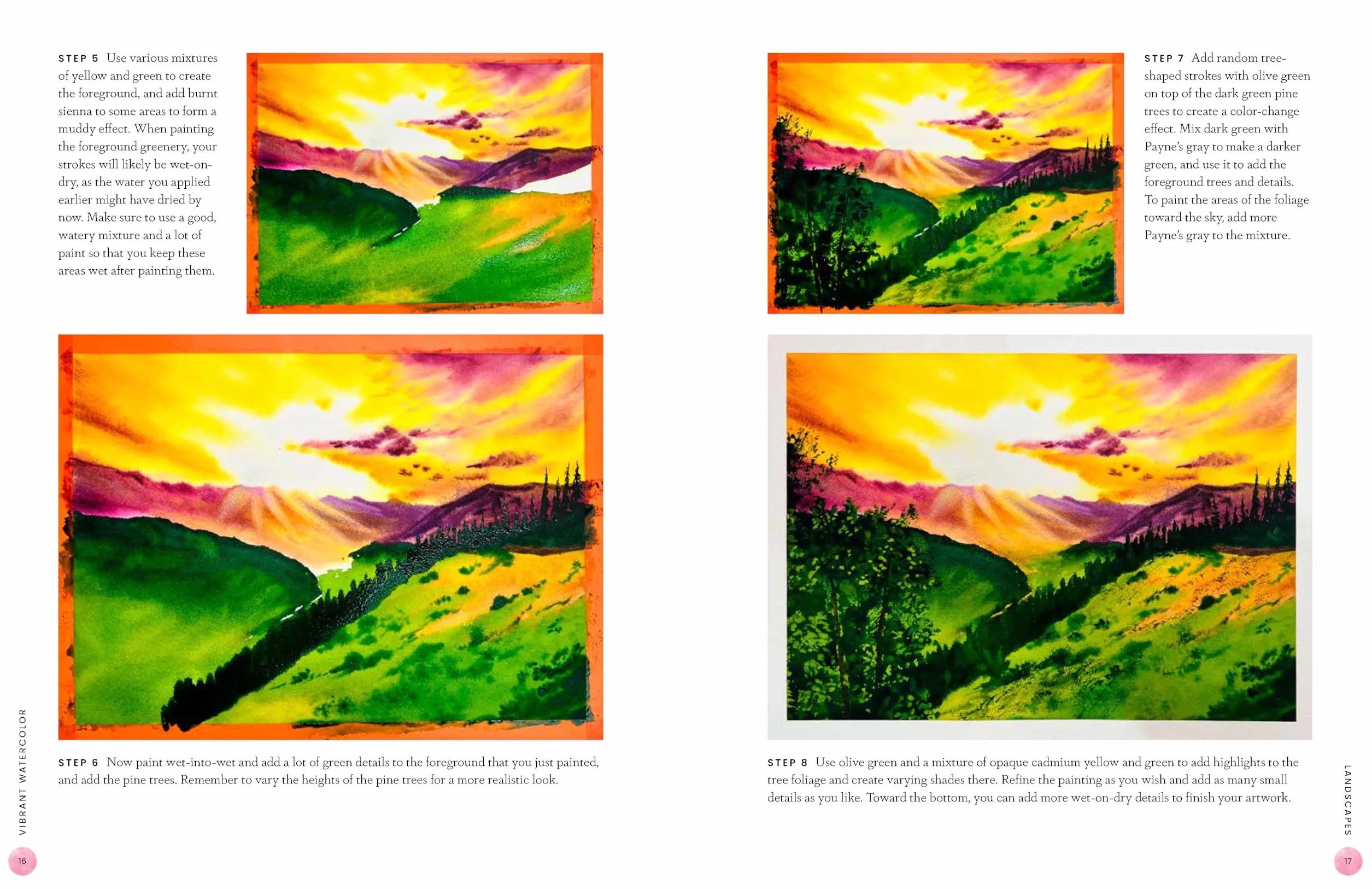 Vibrant Watercolor: A Creative and Colorful Exploration Into the Art of Watercolor Painting: 2