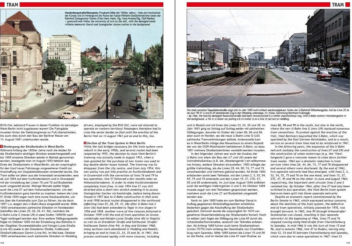 U-Bahn, S-Bahn & Tram in Berlin: Städtischer Schienennahverkehr in der deutschen Hauptstadt - Urban Rail in Germany's Capital City
