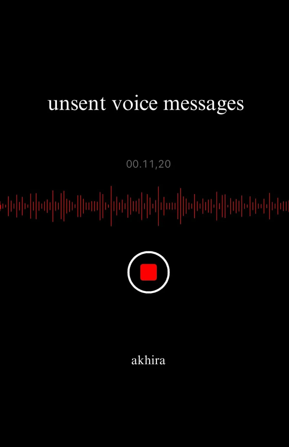 unsent voice messages