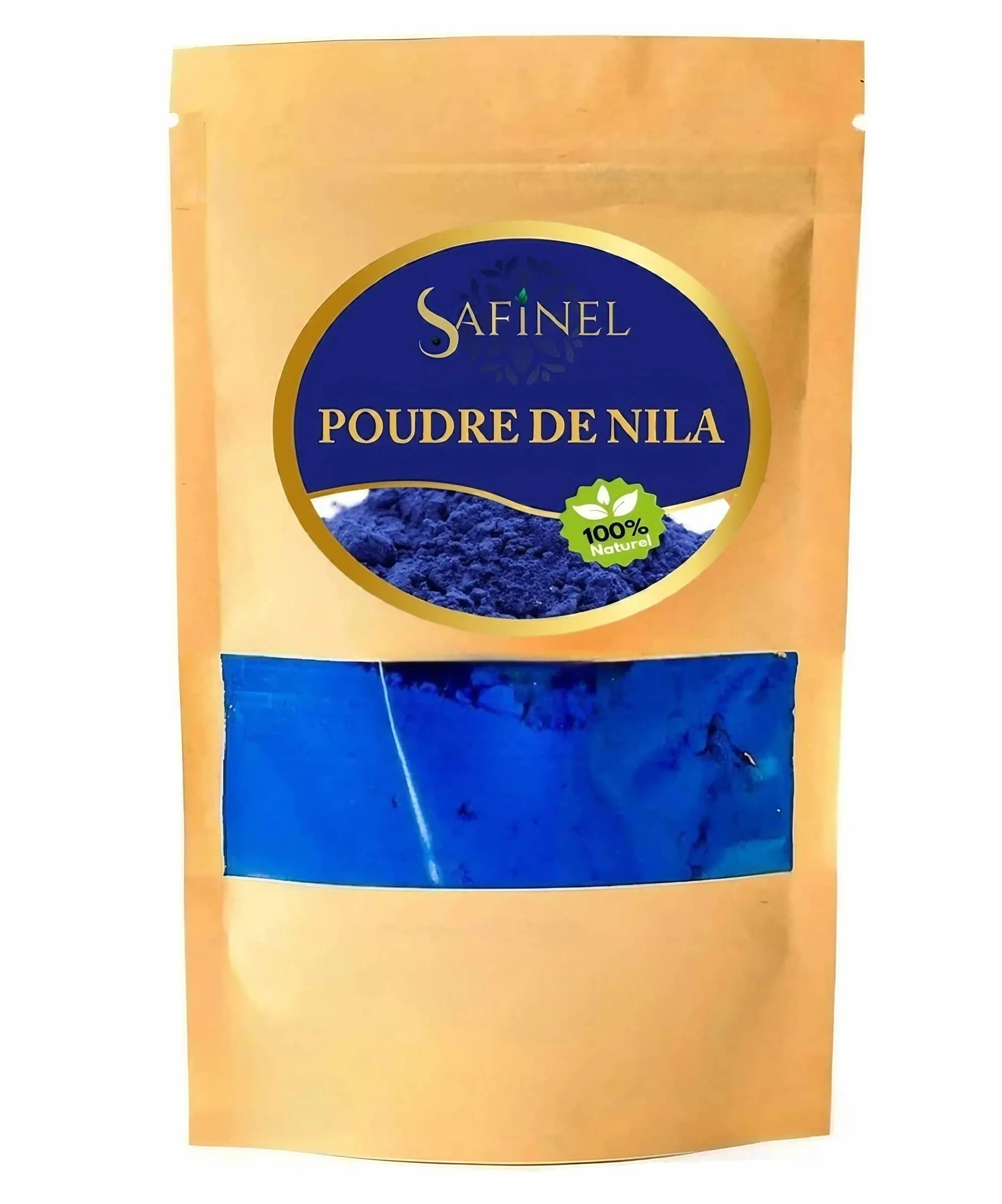 Oryginalny Nila Bleu Maroko Proszek – Naturalny niebieski pigment do włosów i skóry – 100% naturalny proszek rozjaśniający – ciesz się teraz tajnikami Orientu